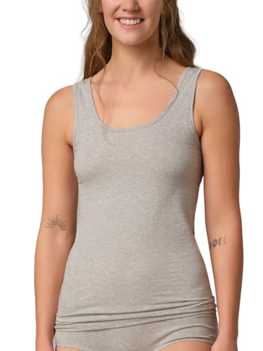 Comazo Damen Achselhemd Earth 10130276401 Gr. 38 in grau-Melange von Comazo