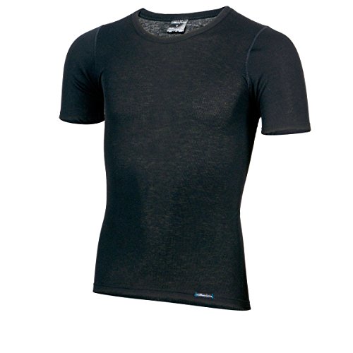 Comazo Funktionsshirt warm extra Kurzarm mit optimaler Wärmespeicherung und antibakteriell (hy-Performance®) (XL, Schwarz) von Comazo