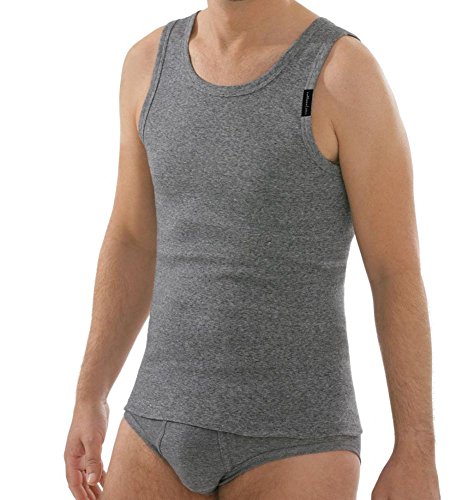 Comazo Herren platin Hemd ohne Arm Größe 5 (M) von Comazo