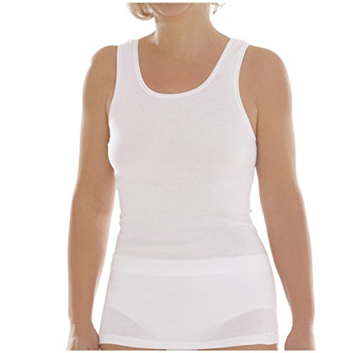 comazo Damen platin Hemd Achselträger Größe 40 von Comazo
