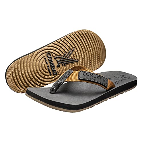 Combat Flip Flops Herren Coyote Floperator Ergo, Braun, 47 EU von Combat Flip Flops
