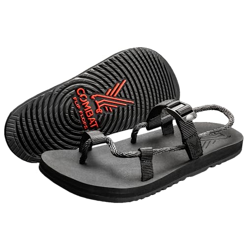 Combat Flip Flops Herren Overland Adventure Sandale, Schwarz, 43 EU Combat Flip Flops Herren Overland Adventure Sandale, Schwarz, 43 EU von Combat Flip Flops