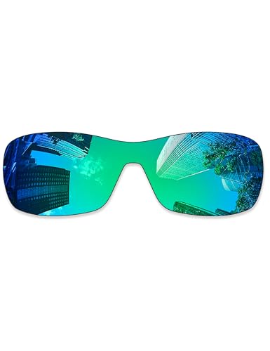 Combine8 Ploarized Ersatzgläser für Oakley Antix OO9077 Sonnenbrille, Grün von Combine8