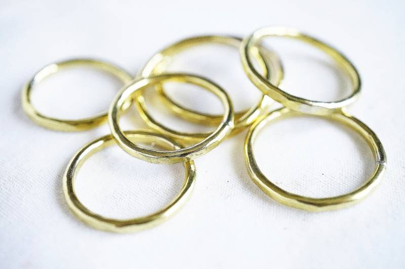 Gehämmertes Messing/Gold Bands Gehämmertes Messing/Gold Bands von CombineandCreate