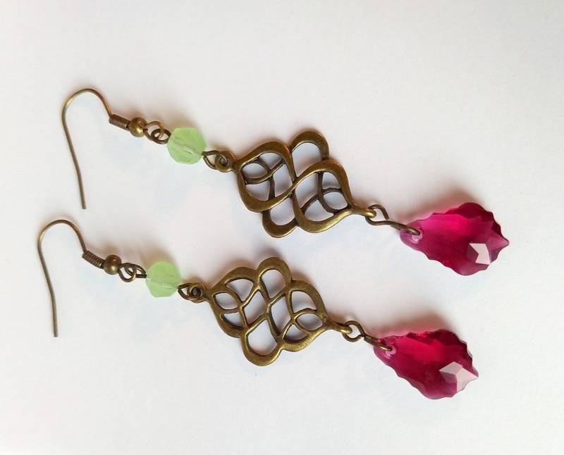 Hängeohrringe Mit Glasperlen - Nina von CombinedColours