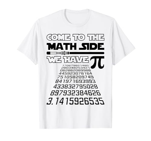 Come to the Math Seite Wir haben PI Shirt Herren Frauen pi Day Geschenk T-Shirt Come to the Math Seite Wir haben PI Shirt Herren Frauen pi Day Geschenk T-Shirt von Come To The Math Side We Have Pi Shirt Pi Day Gift