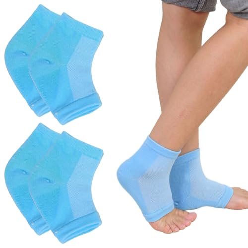 Comebachome Feuchtigkeitsspendende Fersensocken, 2 Paar atmungsaktive Schweiß-absorbierende Totlosen-Gel-Socken für die Reparatur von Rissen Fersen, Gel Comebachome Feuchtigkeitsspendende Fersensocken, 2 Paar atmungsaktive Schweiß-absorbierende Totlosen-Gel-Socken für die Reparatur von Rissen Fersen, Gel von Comebachome
