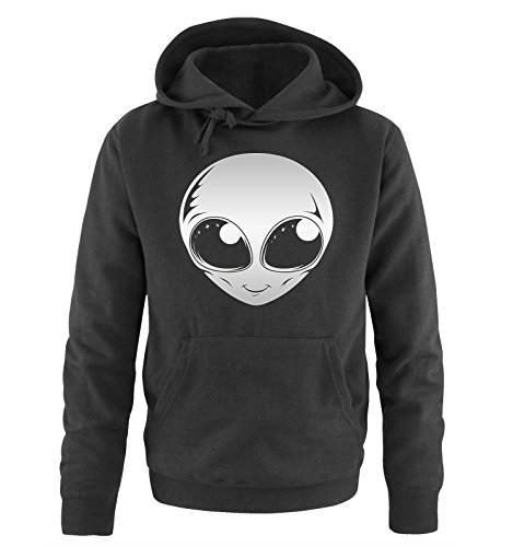 Comedy Shirts Alien - Herren Hoodie - Schwarz/Silber Gr. M von Comedy Shirts