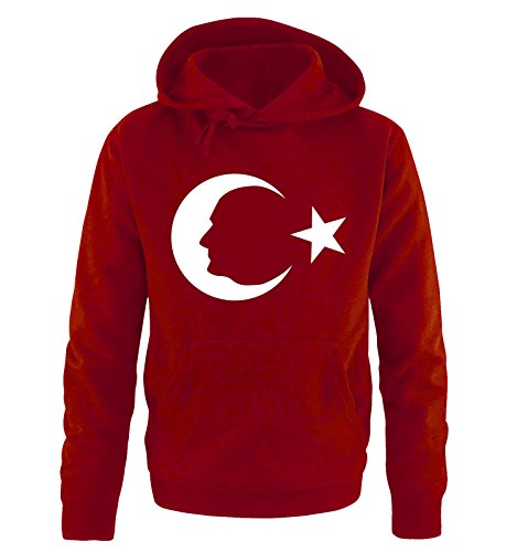 Comedy Shirts K. Atatürk - VI - Herren Hoodie - Rot/Weiss Gr. S von Comedy Shirts