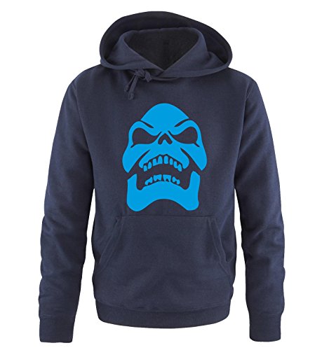 Comedy Shirts Skeletor - Herren Hoodie - Navy/Blau Gr. M von Comedy Shirts