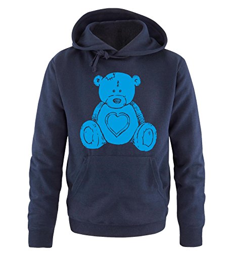 Comedy Shirts TEDDYBÄR - Herren Hoodie - Navy/Blau Gr. L von Comedy Shirts