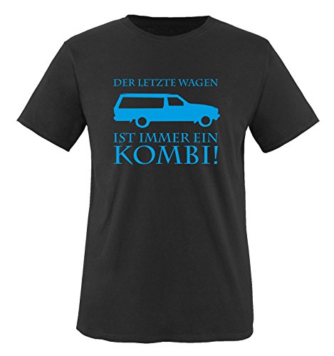 Der letzte Wagen ist Immer EIN Kombi - Herren T-Shirt - Schwarz/Blau Gr. 5XL von Comedy Shirts