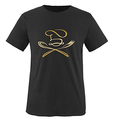 KOCH Motiv - Herren T-Shirt - Schwarz/Gold Gr. 3XL von Comedy Shirts