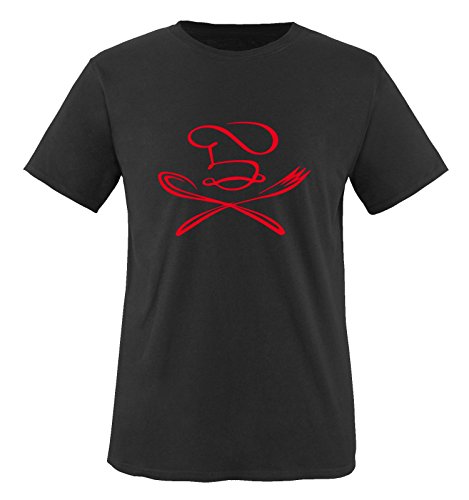 KOCH Motiv - Herren T-Shirt - Schwarz/Rot Gr. 5XL von Comedy Shirts