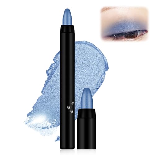 Lidschatten Stift, Weiche Cremige Matte Schimmer Lidschatten, Langanhaltend und Hochpigmentierter Creme Glitzer Lidschatten, Bleistift Crayon Hervorhebung Pigmentierter (#F) von ComedyKing