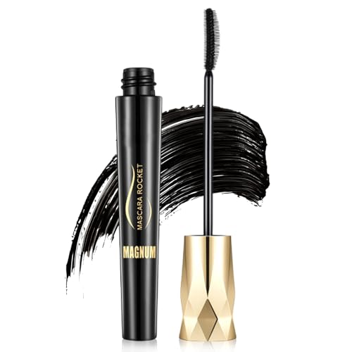 Liquid Mascara Eyelash Extensions, Mascara Schwarz Dramatic False Lash Effect Waterproof, Extension Volume, 4D Falsche Wimpern Effekt Wimperntusche Lange Wimpern (1PCS, 8ML) von ComedyKing