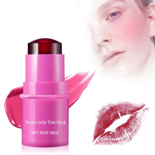 Milk Makeup Cooling Water Jelly Tint, Sheer Lip & Cheek Stain High Shine Non-Stick Gloss Lip MakeupLong Lasting Jelly Texture Moisturising, Milk Makeup Jelly Tint Blush (Rot) von ComedyKing