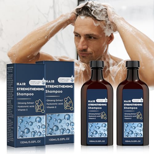 Particle Hair Growth Shampoo for Men, 100ml for Thickening, Strengthening & Cleansing Hair, Sulfate Free & Paraben Free Hair Loss Shampoo for Men (2 Stück) von ComedyKing
