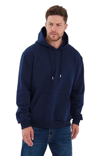 COMEOR Hoodie Herren Kapuzenpullover Sweatshirts (Blau 2XL) von COMEOR