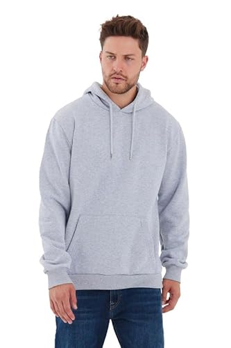 COMEOR Hoodie Herren Kapuzenpullover Sweatshirts (Hellgrau 2XL) von COMEOR