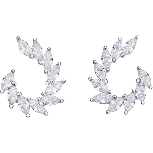 Ohrringe aus 925 Silber und weißen Zirkonia von Comete aus der glamourösen Kollektion. Die Maße des Schmuckstücks sind: Länge 20,00 mm, Breite 15,75 mm, Tiefe 2,66 mm. Die Referenz ist ORA 204 von Comete