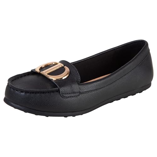 Comfort Plus Damen Febee Driving Mokassin flach Slipper von Payless, Schwarz, 40 EU von Comfort Plus by Predictions