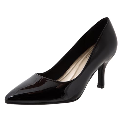 Comfort Plus by Predictions Janine Damen-Pumps mit spitzem Zehenbereich, Schwarz Lack, 37.5 EU Weit Comfort Plus by Predictions Janine Damen-Pumps mit spitzem Zehenbereich, Schwarz Lack, 37.5 EU Weit von Comfort Plus by Predictions