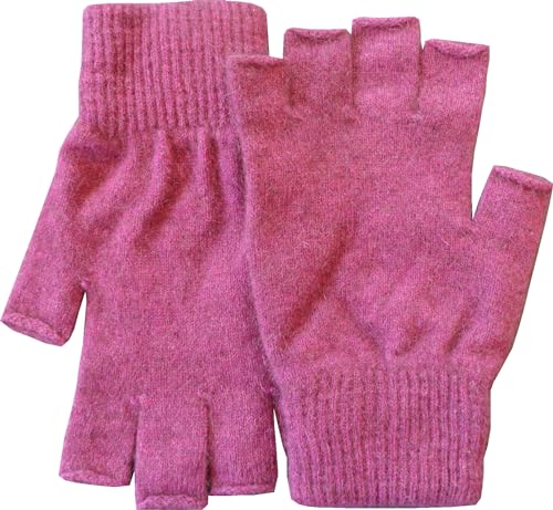 Weiche Handschuhe ohne Finger aus Merinowolle und Opossumfaser FUXIA von Comfort Socks