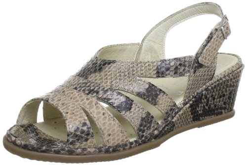 Comfortabel 710577, Damen Sandalen, Beige (beige/kroko 8), EU 42 von Comfortabel