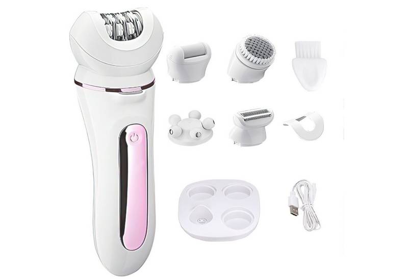 Comfy Mate Epilierer Damenrasierer Elektrisch 5-In-1 Intimrasierer für Frauen USB, Elektrischer Ladyshaver Schmerzfreier Intimrasierer für Frauen von Comfy Mate