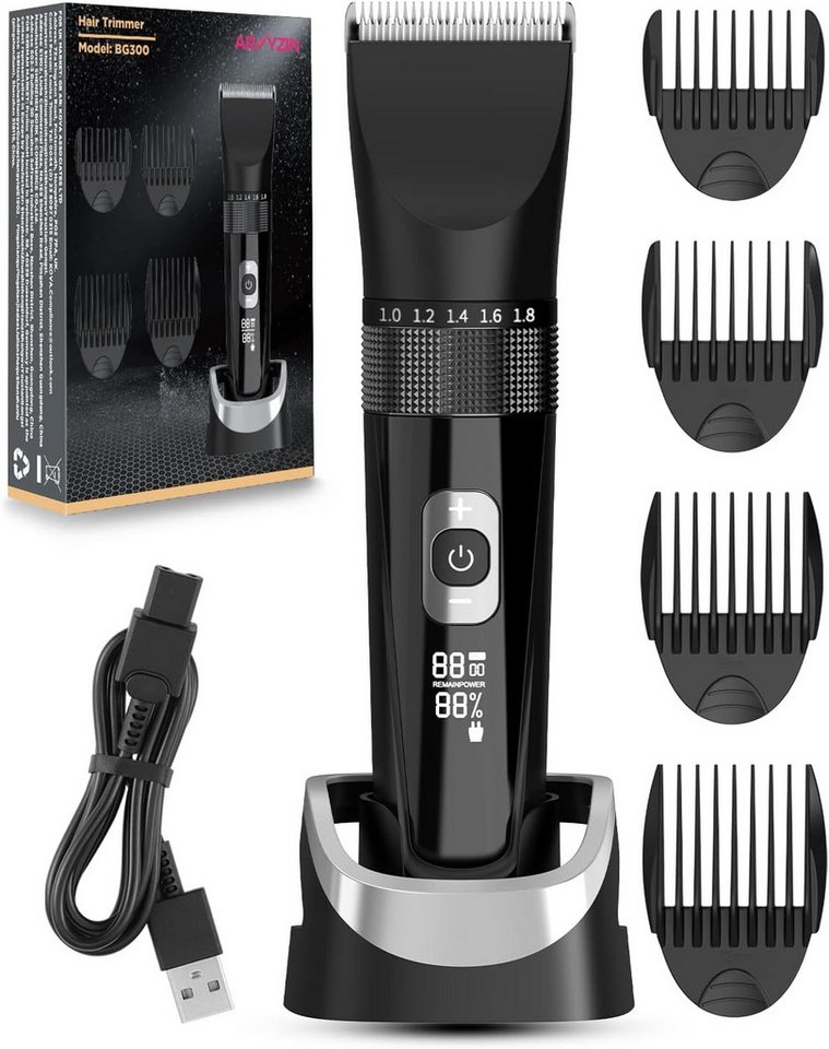 Comfy Mate Haarschneider Haarschneidemaschine Haarschneider Haartrimmer Langhaarschneider, Hair Trimmer 5 Geschwindigkeitseinstellungen Bartschneidemaschine von Comfy Mate