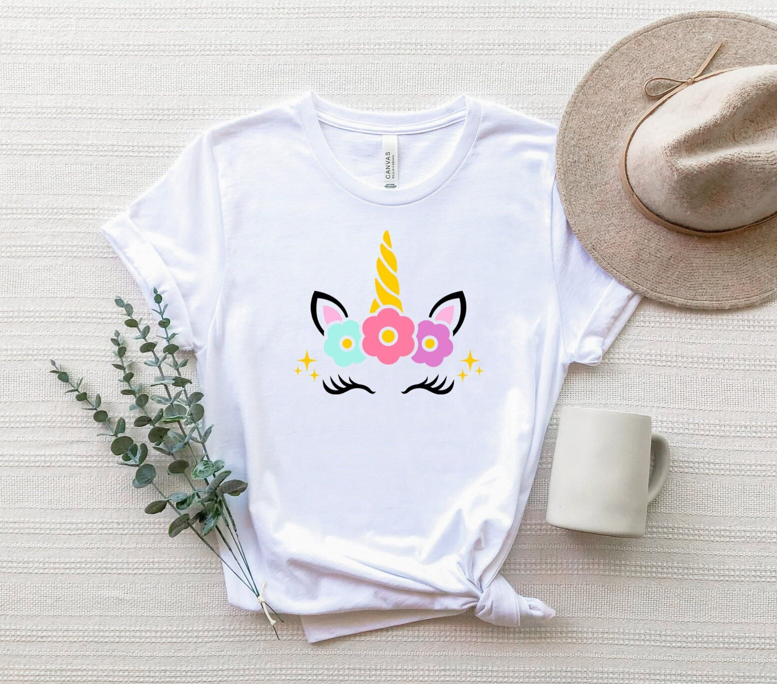 Einhorn Shirt, Geburtstag T-Shirt, Mädchen Party Shirts, Geschenke von ComfyShirtsUS