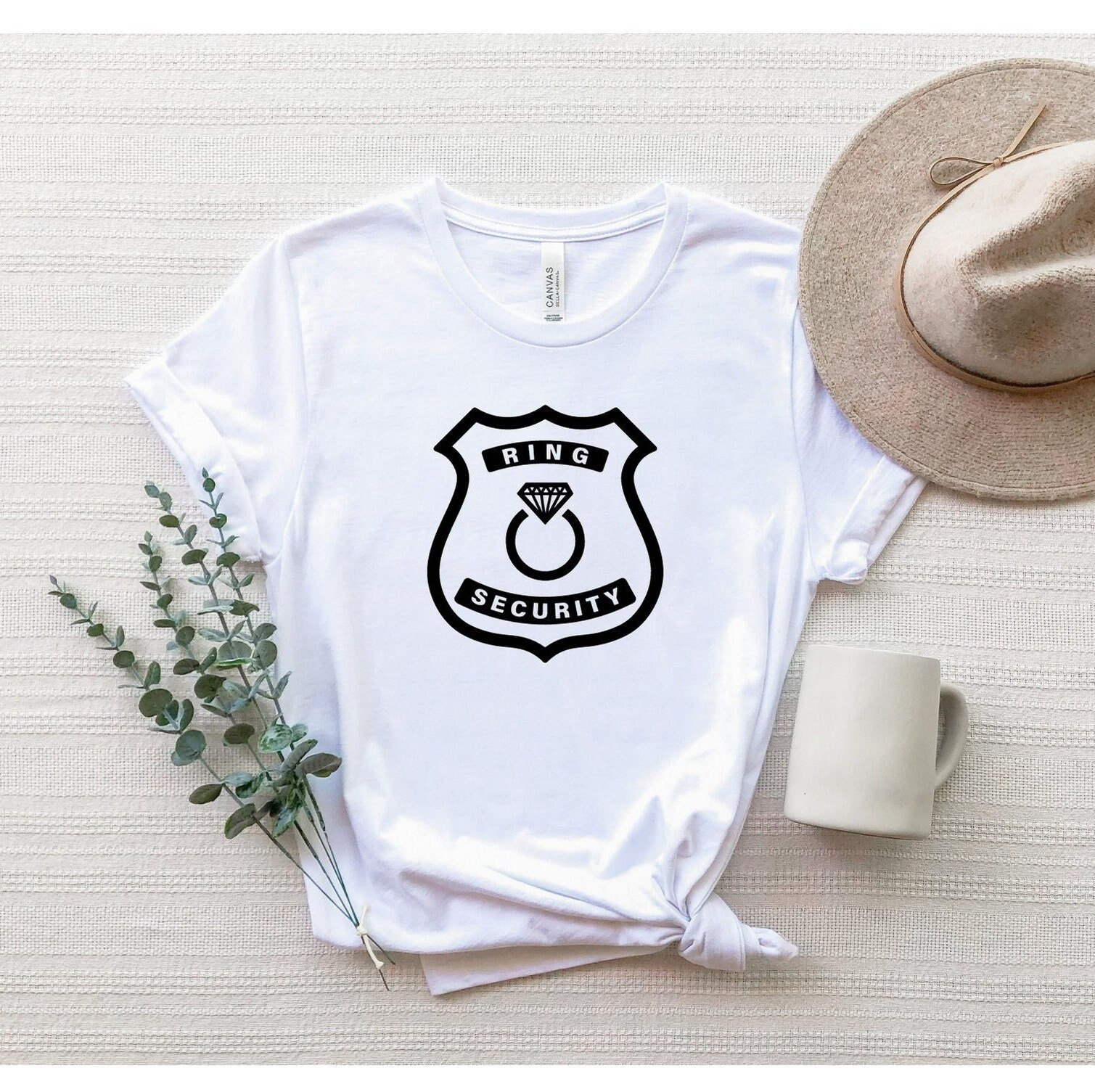 Ring Security Shirt, Jungen Braut Party Hochzeit T-Shirt, Träger Blumen Mädchen T-Shirt von ComfyShirtsUS