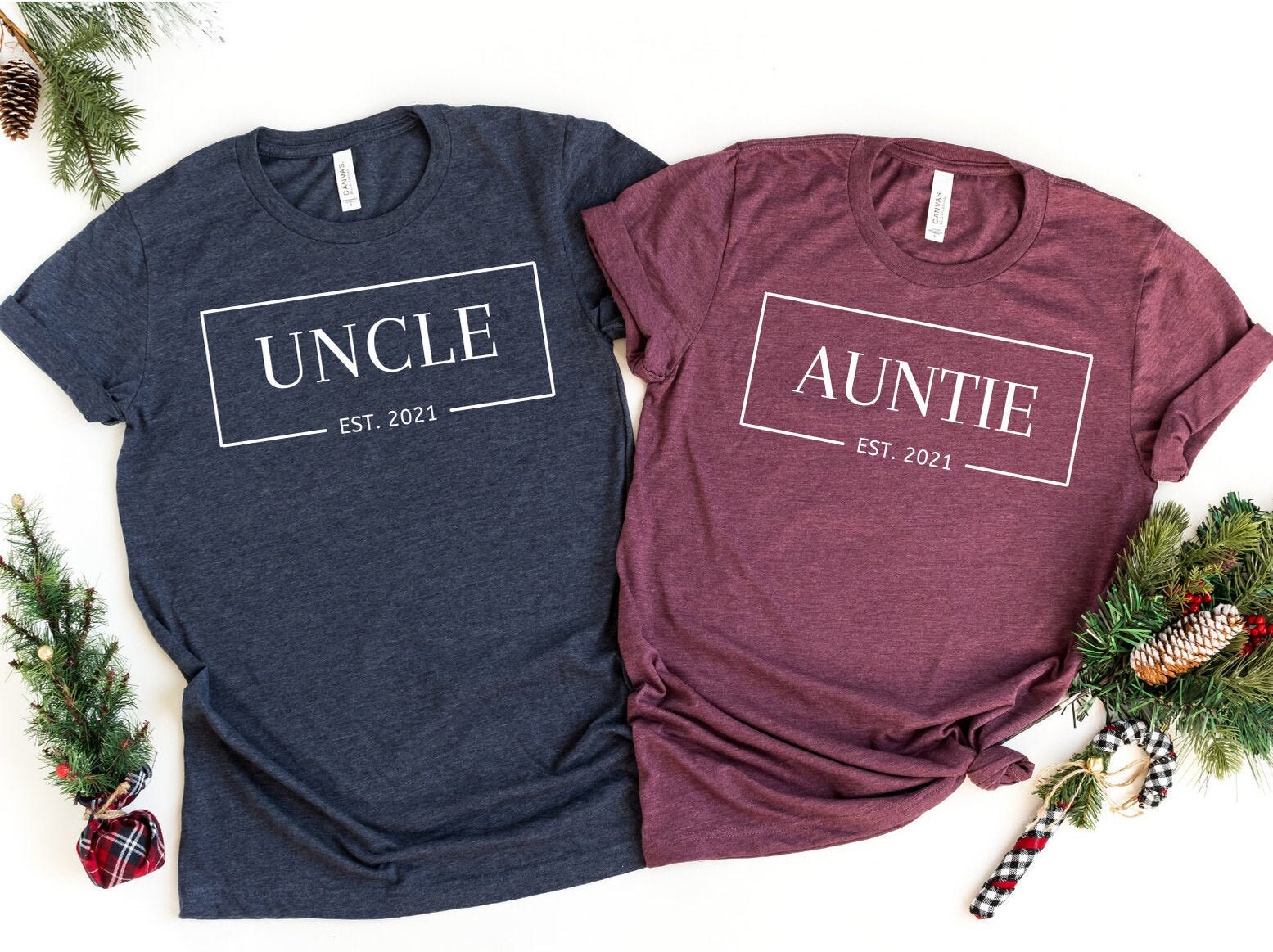 Tante Est Onkel T-Shirt, Shirt, Neue Schwangerschaft Ankündigung T-Shirt Tante Est Onkel T-Shirt, Shirt, Neue Schwangerschaft Ankündigung T-Shirt von ComfyShirtsUS