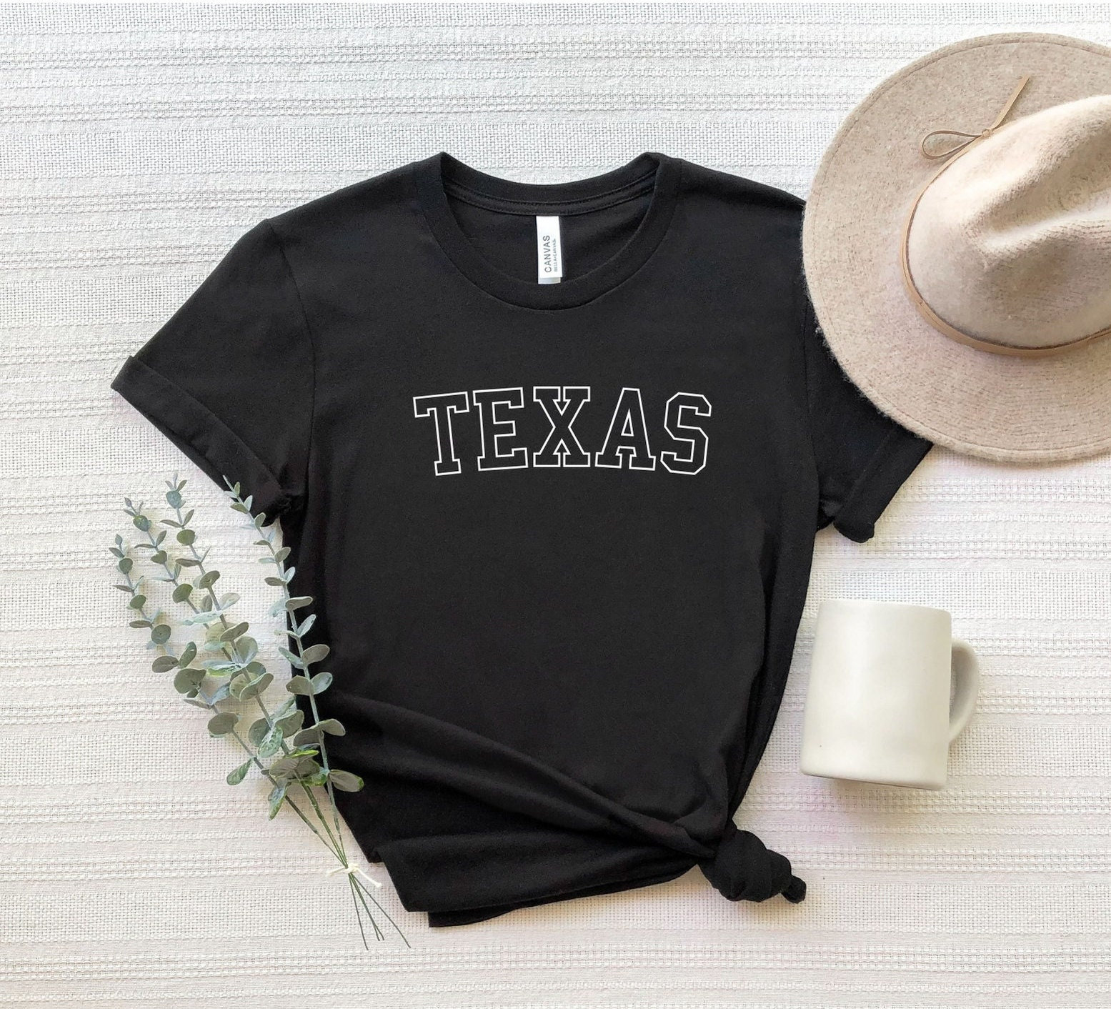 Texas T-Shirt, State Texan Shirt, Home Lover Shirt Geschenk, Geschenk Aus Texas, Country Girl von ComfyShirtsUS
