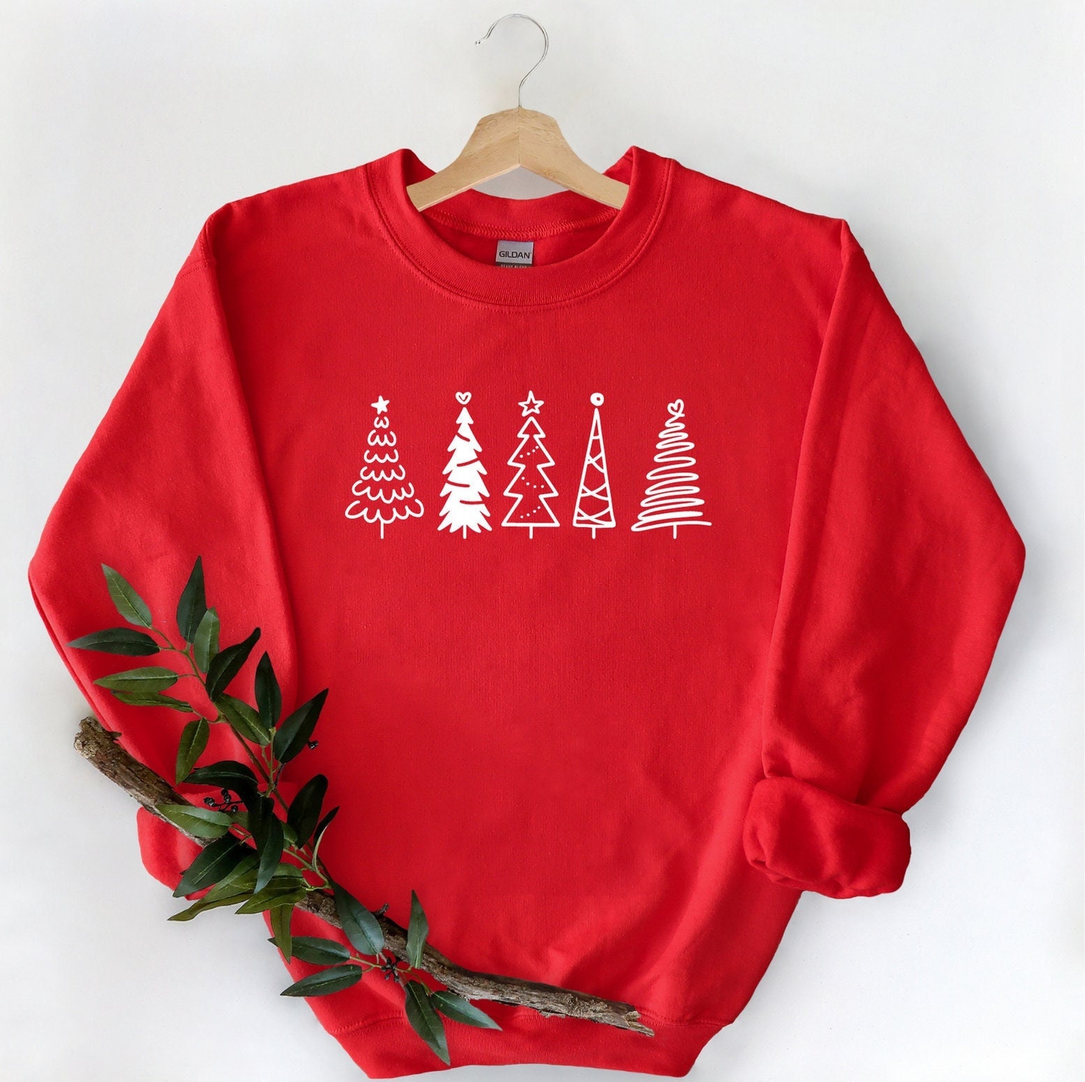 Weihnachtsbaum Sweatshirt, Tannenbäume Weihnachtspullover Für Frauen, Weihnachtspullover, Tannenbaum Shirt von ComfyShirtsUS