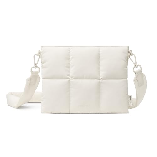 Comfyable Puffer Crossbody Bag for Women, Quilted Puffy Cross Body Purse, Mini Small Pouch, Nylon von Comfyable