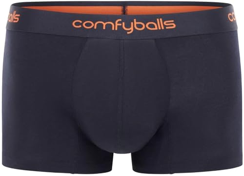 Comfyballs Premium Boxershorts in Regularer Schnitt, Herrenunterwäsche aus weicher Baumwolle, Boxershorts mit Packagefront-Technologie von Comfyballs