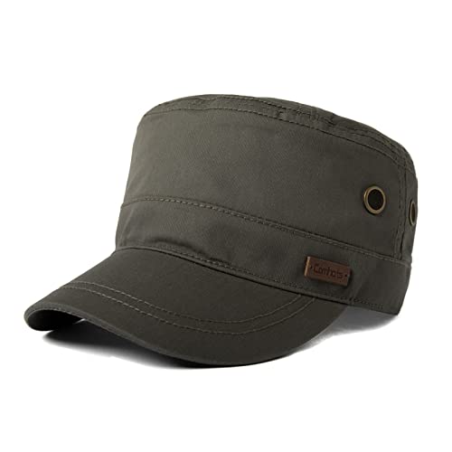 Comhats Herren Military Army Cap Sonnen Wandernhut Sport Baseballcap Dunkelgrau M von Comhats