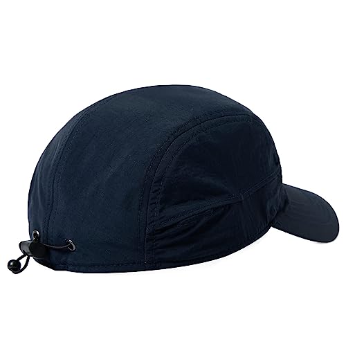 Comhats Wasserdichter M-XL Baseball Cap für Herren und Damen Outdoor schnelltrocknende Baseballkappe Unisex Baseballmütze Schwarz M/L von Comhats