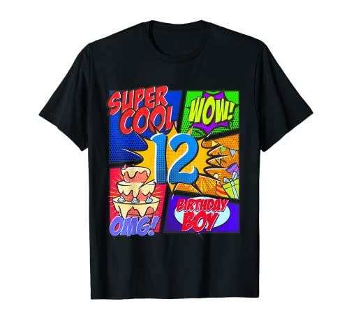 12. Geburtstagskind Action Comic 12 Jahre Geburtstag Bub Boy T-Shirt 12. Geburtstagskind Action Comic 12 Jahre Geburtstag Bub Boy T-Shirt von Comic Style Jungen Geburtstag Motive