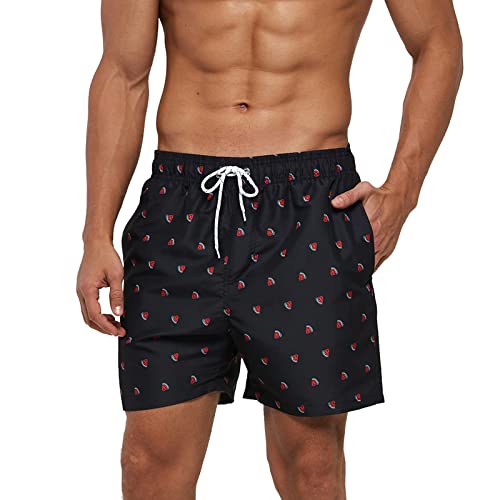 Comilaka Herren Badeshorts Männer Strandshorts Boardshorts mit Tasche Wasserabweisend Mit Tunnelzug Meshfutter von Comilaka