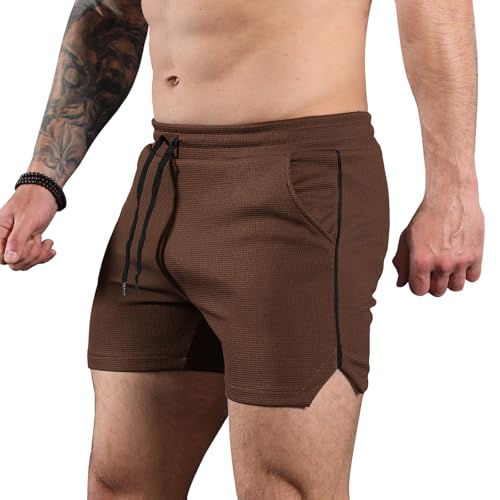 Comilaka Herren Sport Shorts Waffel Kurze Hosen Sporthose mit Taschen Sommer Shorts für Gym Fitness Running Comilaka Herren Sport Shorts Waffel Kurze Hosen Sporthose mit Taschen Sommer Shorts für Gym Fitness Running von Comilaka