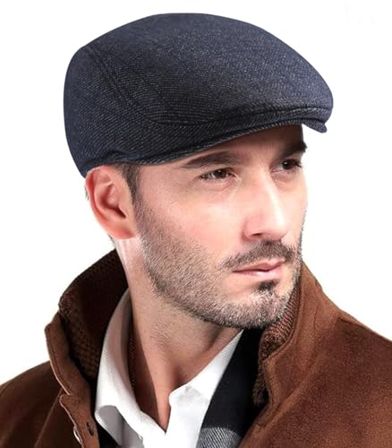 Comilaka Schirmmütze Herren Baskenmütze Barett Cap Gatsby Schiebermütze Newsboy Flat Cap Driving Cabbie Herrenmütze von Comilaka