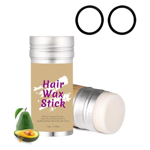 Haarwachs Stick,Hair Wax Stick,Haarwachs-Stick,75g Stick Nicht Fettende Styling Wachs,Styling Wax Stick,Haar Modellierung Wax Stick,Hair Finishing Stick Anti-Frizz,Haar-Pomade-Stick,Wachs-Stick Haare von Comioke