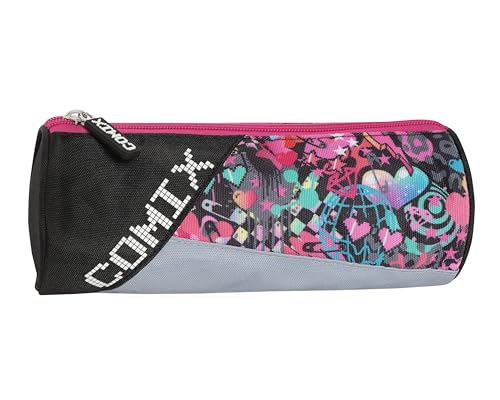 Comix Bright Tombolino Federmäppchen, leicht und kompakt, einfach zu transportieren und im Rucksack oder in der Tasche zu verstauen, ideal für Schule, Universität und Arbeit, mit praktischem von Comix