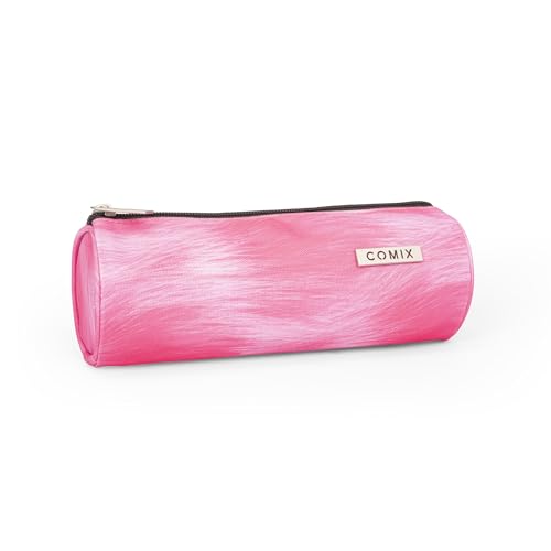 Comix - Federmäppchen Tombolino, leicht und kompakt, einfach zu tragen und im Rucksack oder in der Tasche zu verstauen, ideal für Schule, Universität und Arbeit, mit praktischem Reißverschluss, 8 x 22 von Comix