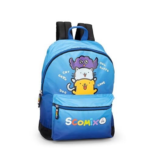 COMIX Rucksack Unisex - Kinder und Jugendliche (1er Pack), blau, Taglia unica, Casual von COMIX