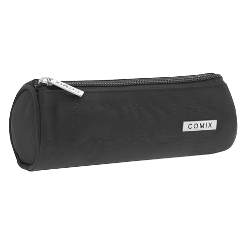 Comix - Tombolino Federmäppchen, leicht und kompakt, einfach zu tragen und im Rucksack oder in der Tasche zu verstauen, ideal für Schule, Universität und Arbeit, mit praktischem Reißverschluss, 22 x 8 von COMIX