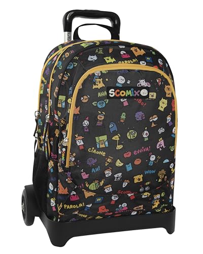 Comix Unisex Kinder Zaino Scomix Scottecs by Sio Trolley Rucksack, Mehrfarbig von COMIX
